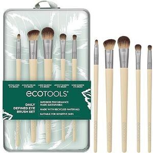 Daily Defined Eye Brush Kit, Makeup Brushes For Liquid, Powder, & Cream